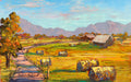 Harvest at Sophie's Farm by Joe McKay | Oil | Sage Creek Gallery