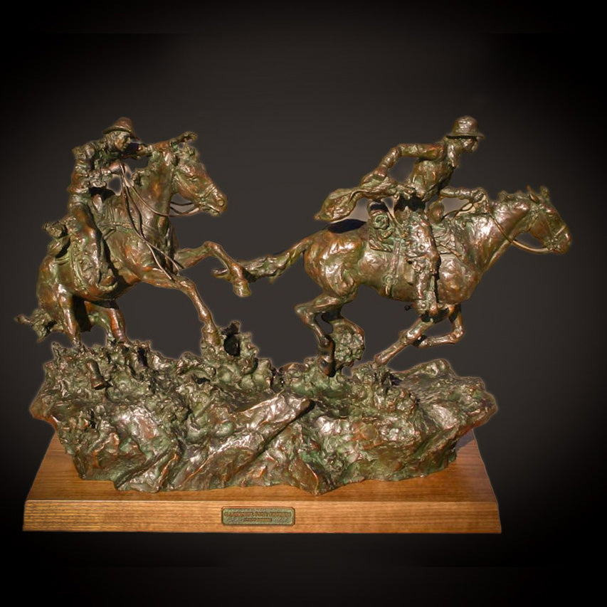Hashknife Pony Express (Edition of 30) by Scott Rogers | Bronze | Sage Creek Gallery