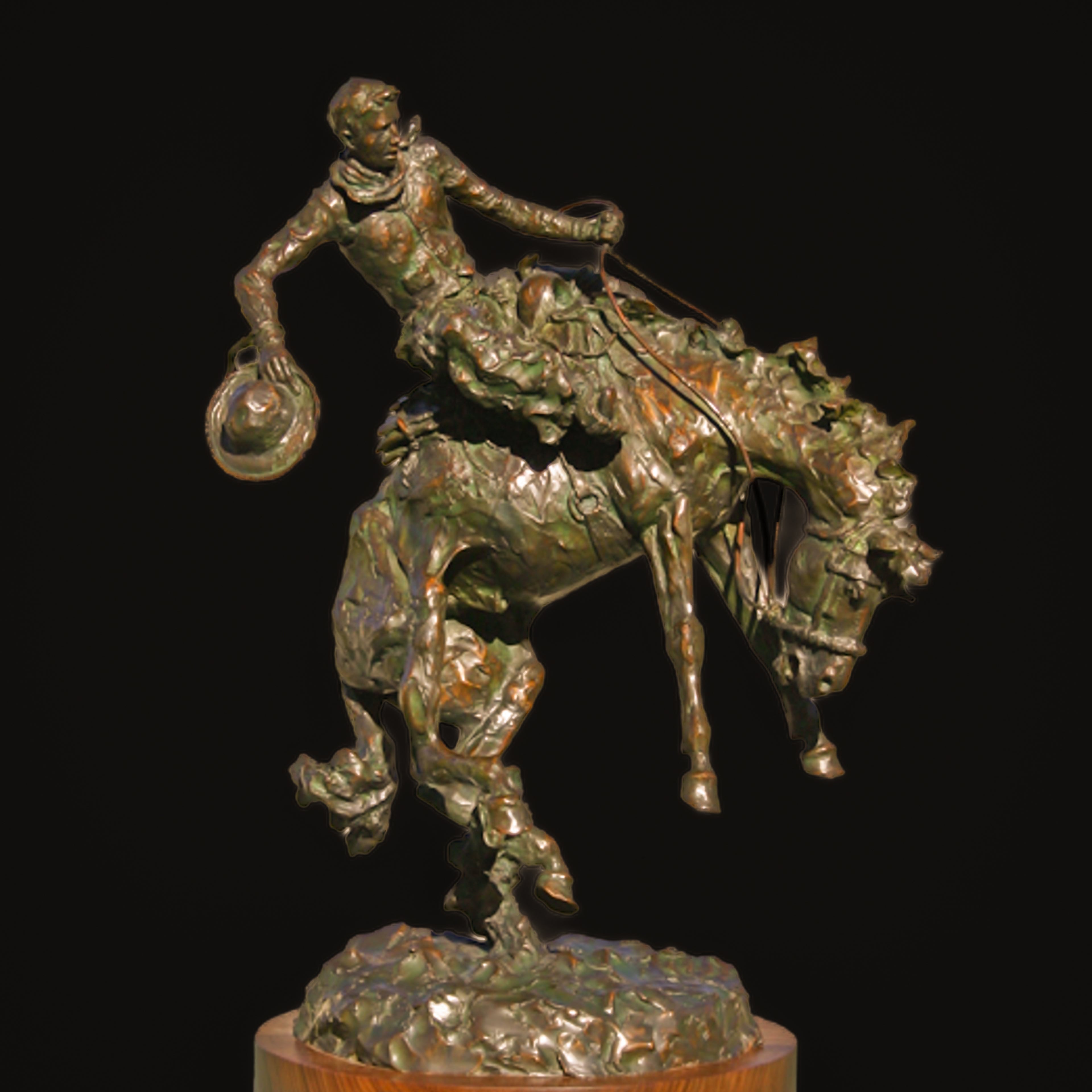 Flirtin' with the Undertaker (Edition of 30) by Scott Rogers | Bronze | Sage Creek Gallery