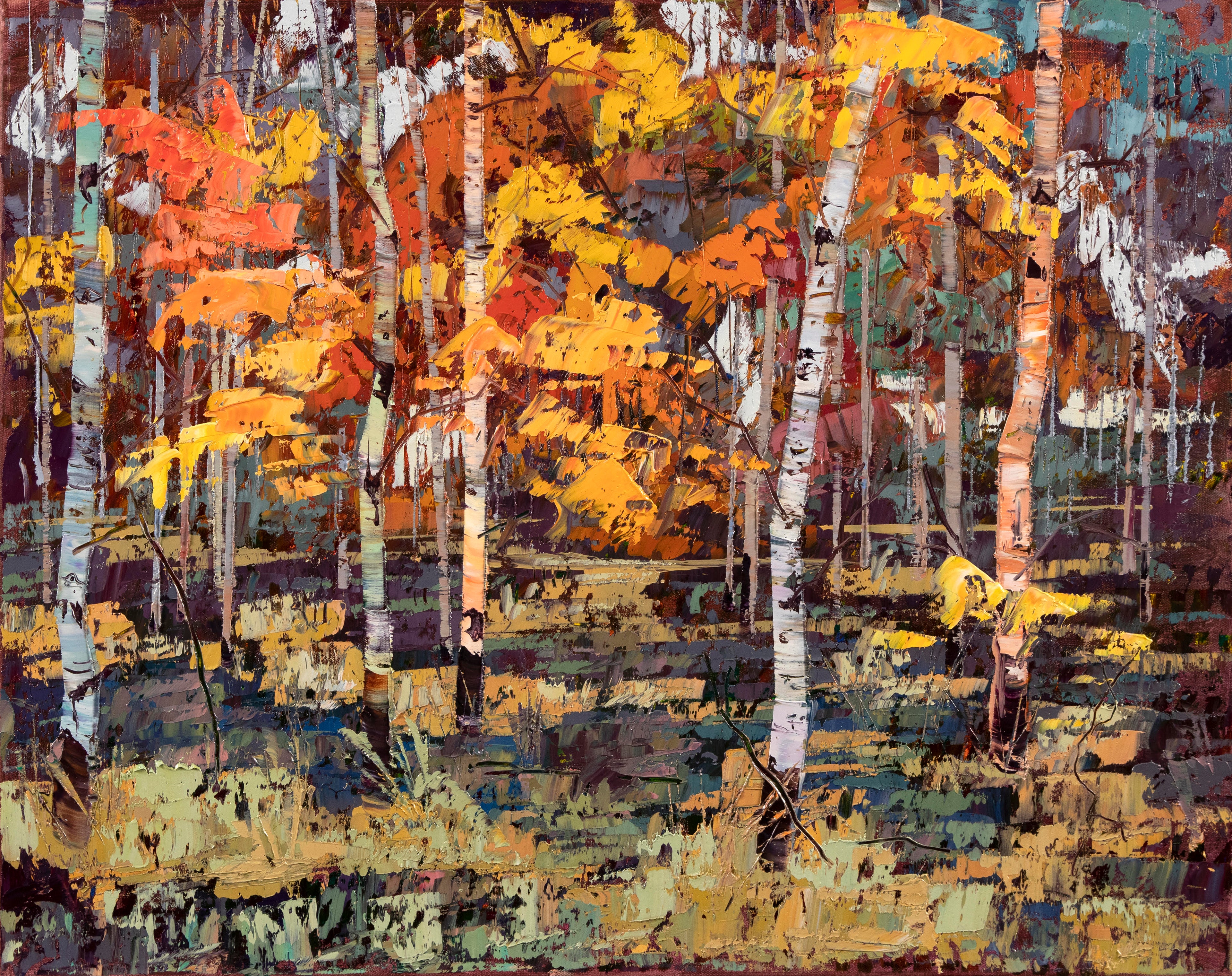 Fall Forest by Joe McKay | Oil | Sage Creek Gallery