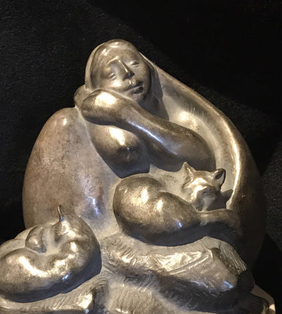 Winter Moon (Edition of 75) by Lincoln Fox | Bronze | Sage Creek Gallery