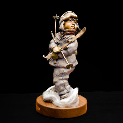 Snow Bunny Maquette (Edition of 150) by Walt Horton | Bronze | Sage Creek Gallery