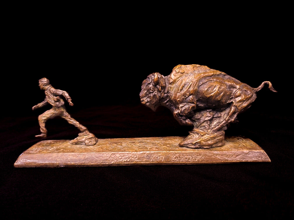 Testing Darwin's Theory (Edition of 100) by Ken Rowe | Bronze | Sage Creek Gallery