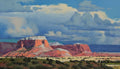 Ghost Ranch Riders (Click to View Full Image) by John Rasberry | Oil | Sage Creek Gallery