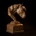 Not All Horses Are Pampered (Bust) (Edition of 75) by Scott Rogers | Bronze | Sage Creek Gallery