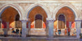 Under Lavender Arches by Charles Iarrobino | Oil | Sage Creek Gallery