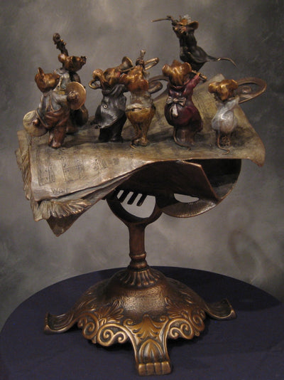 Micetro (Tabletop) (Edition of 120) by Walt Horton | Bronze | Sage Creek Gallery
