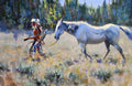 Favorite Pony by Mike Wise | Oil | Sage Creek Gallery
