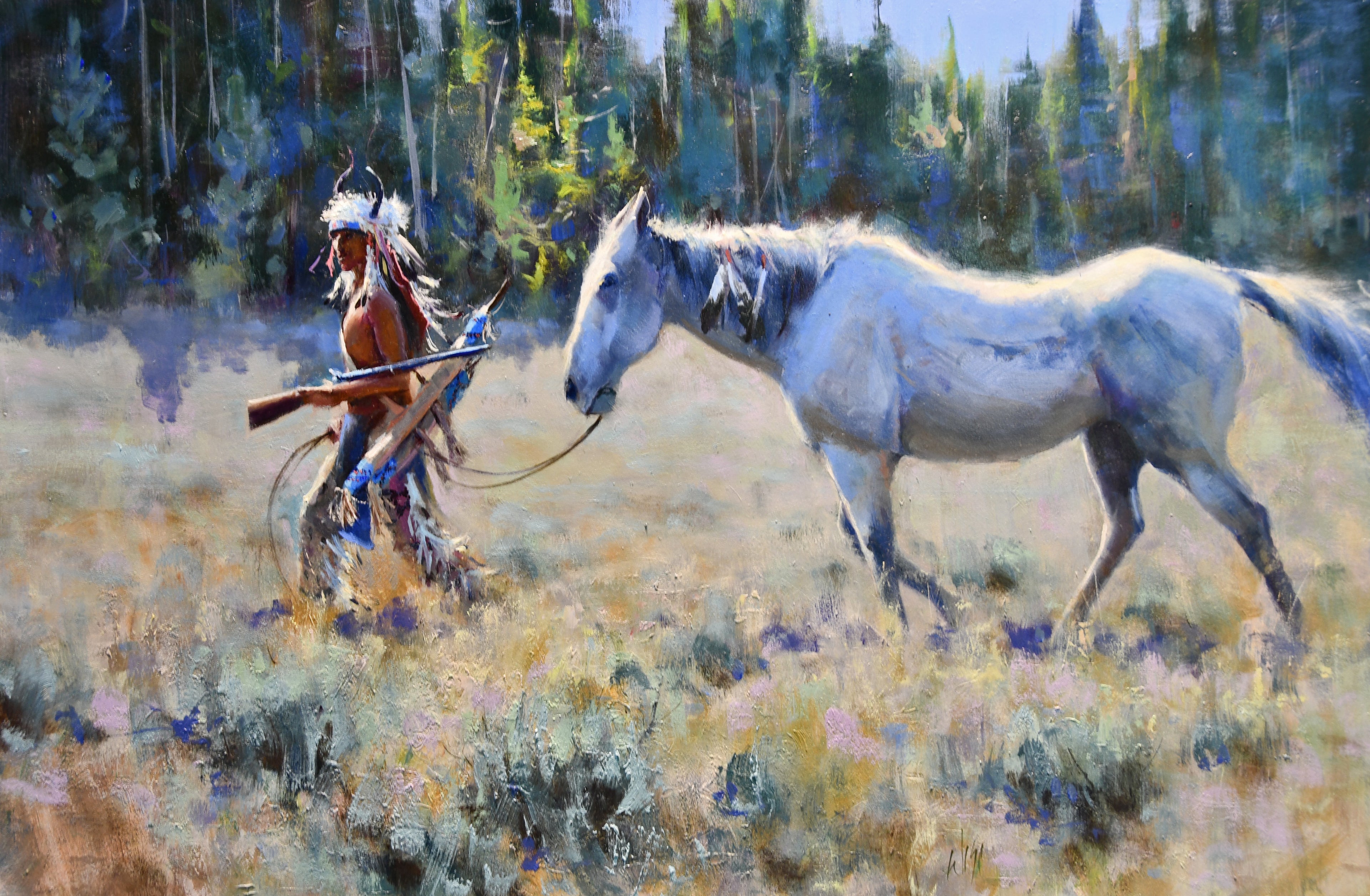 Favorite Pony by Mike Wise | Oil | Sage Creek Gallery