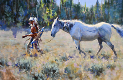 Favorite Pony by Mike Wise | Oil | Sage Creek Gallery