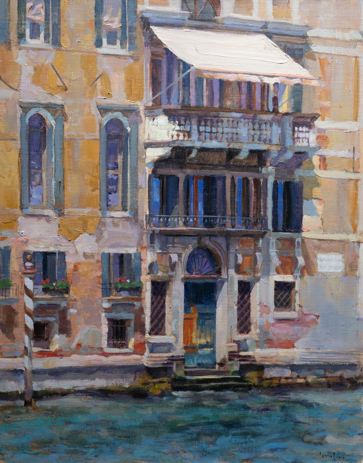 Palazzo Portrait by Charles Iarrobino | Oil | Sage Creek Gallery