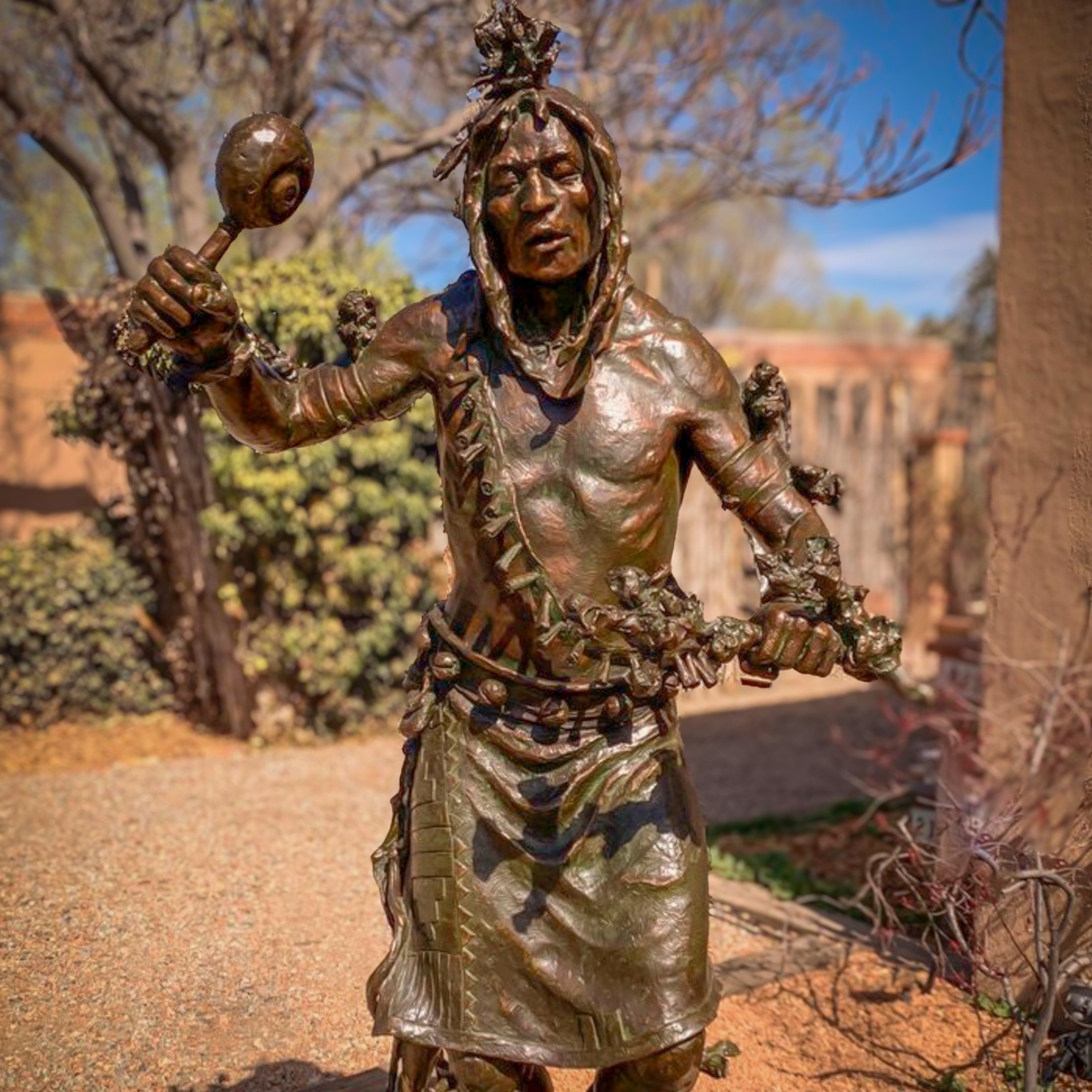 KeWa Corn Dancer (Edition of 15) by Scott Rogers | Bronze | Sage Creek Gallery