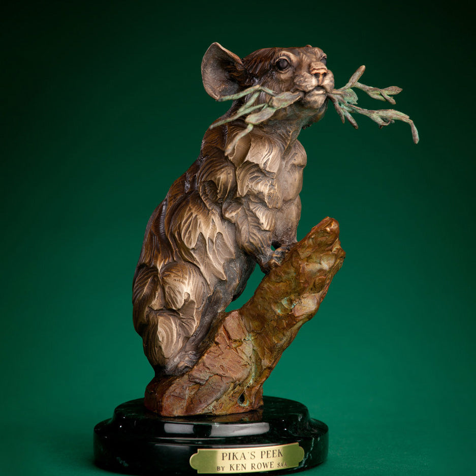 Pika's Peak (Edition of 99) by Ken Rowe | Bronze | Sage Creek Gallery