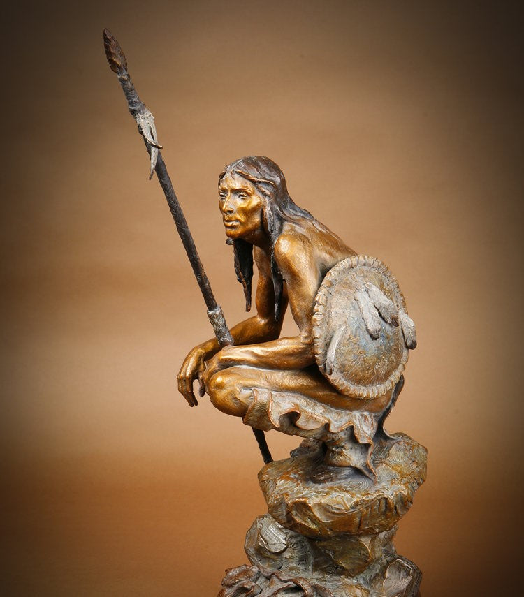 The Watchman (Edition of 75) by Lincoln Fox | Bronze | Sage Creek Gallery
