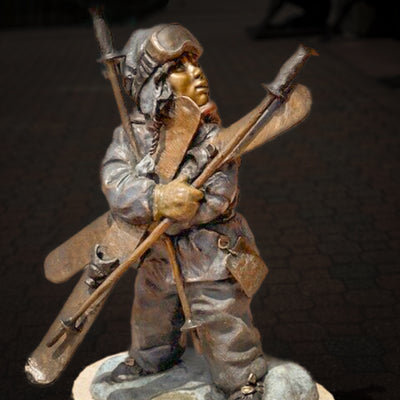 Snow Bunny (Edition of 50) by Walt Horton | Bronze | Sage Creek Gallery