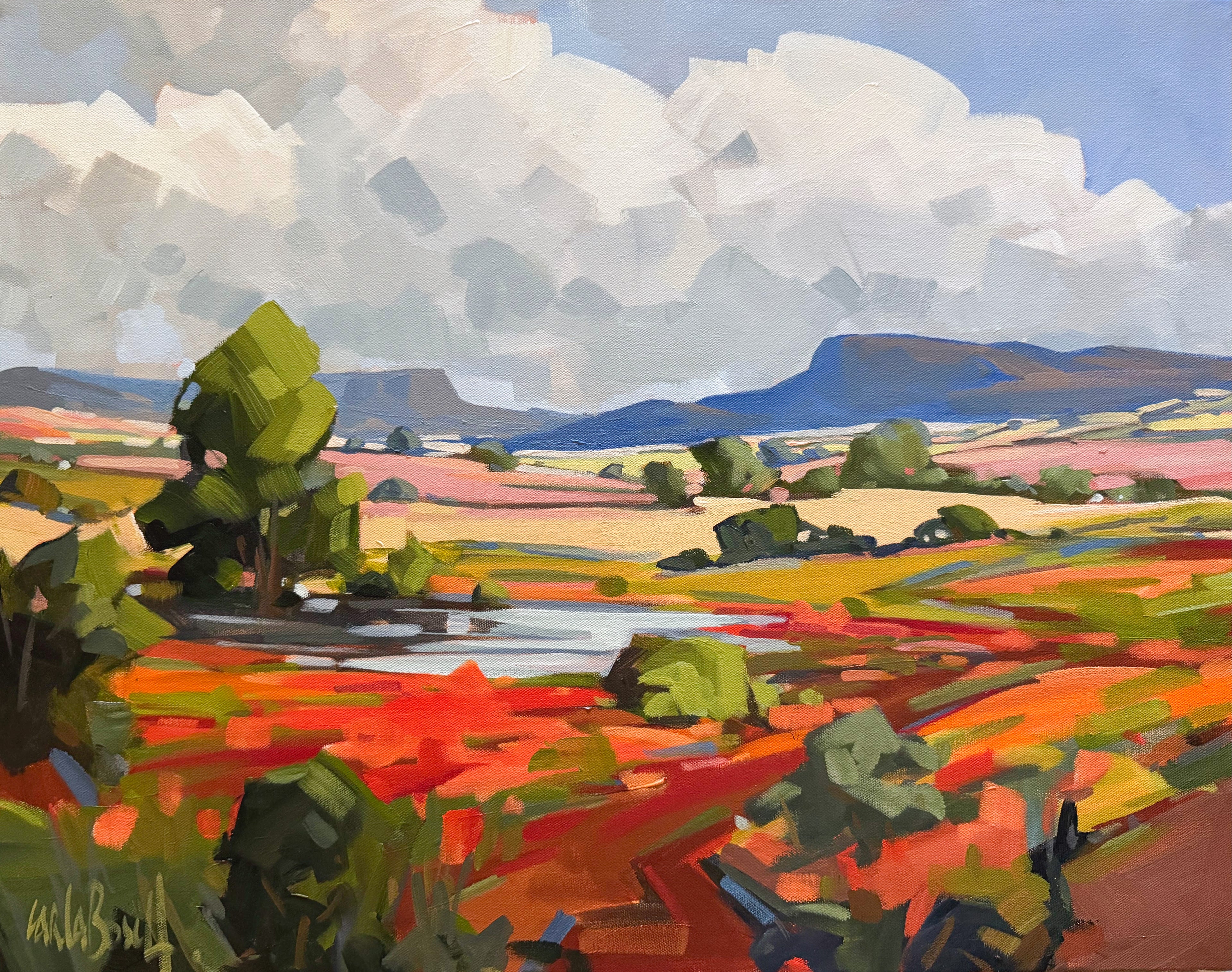 Picnic with Me by Carla Bosch | Oil | Sage Creek Gallery