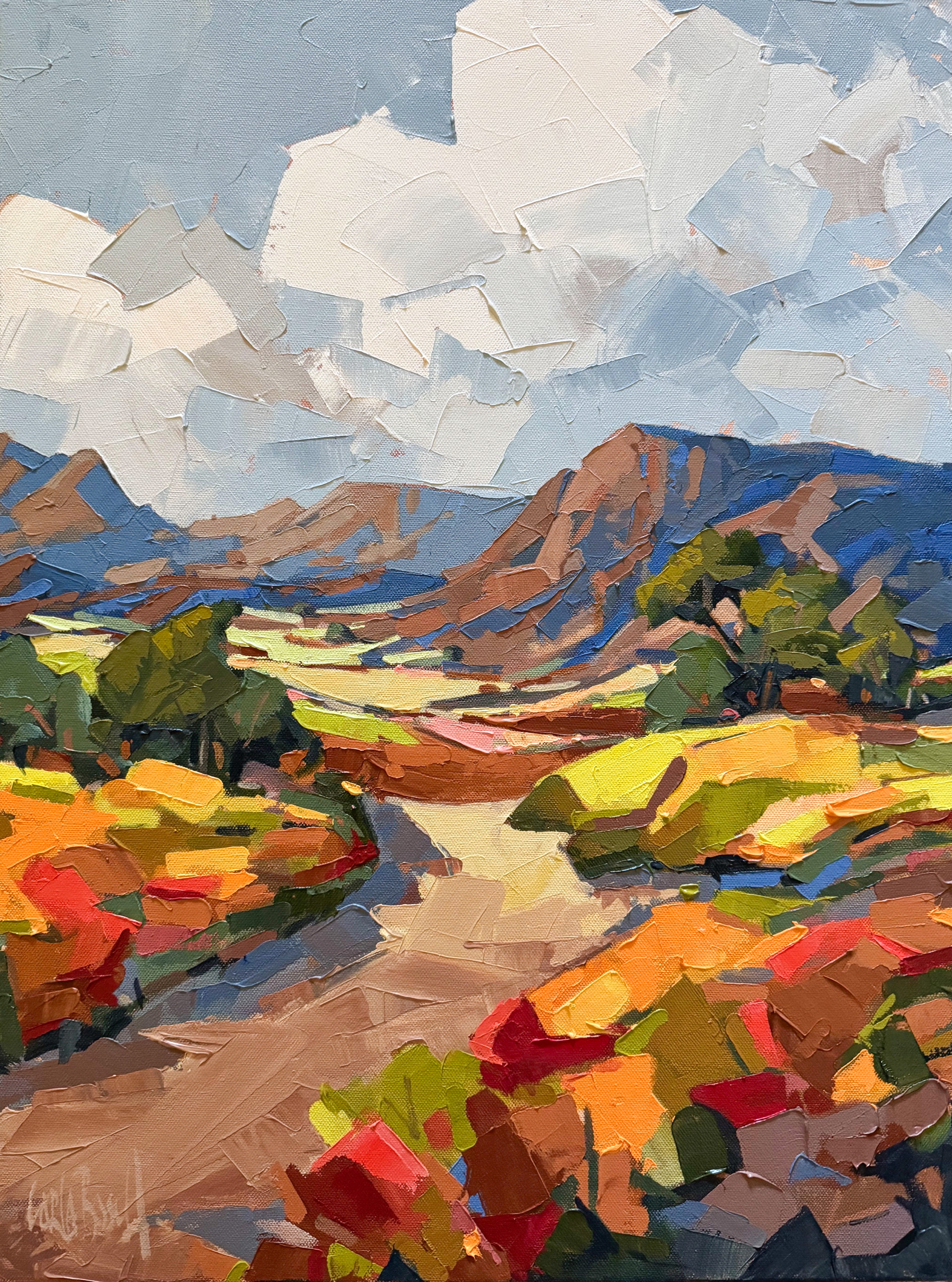 Dirt Road Memories by Carla Bosch | Oil | Sage Creek Gallery