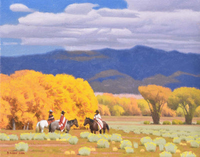 Gathering by Simon Lok | Oil | Sage Creek Gallery