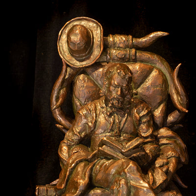 The End of My Trail.. Who Knows? (Edition of 30) by Scott Rogers | Bronze | Sage Creek Gallery
