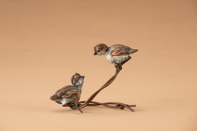 Cheep Talk (Open Edition) by Ken Rowe | Bronze | Sage Creek Gallery