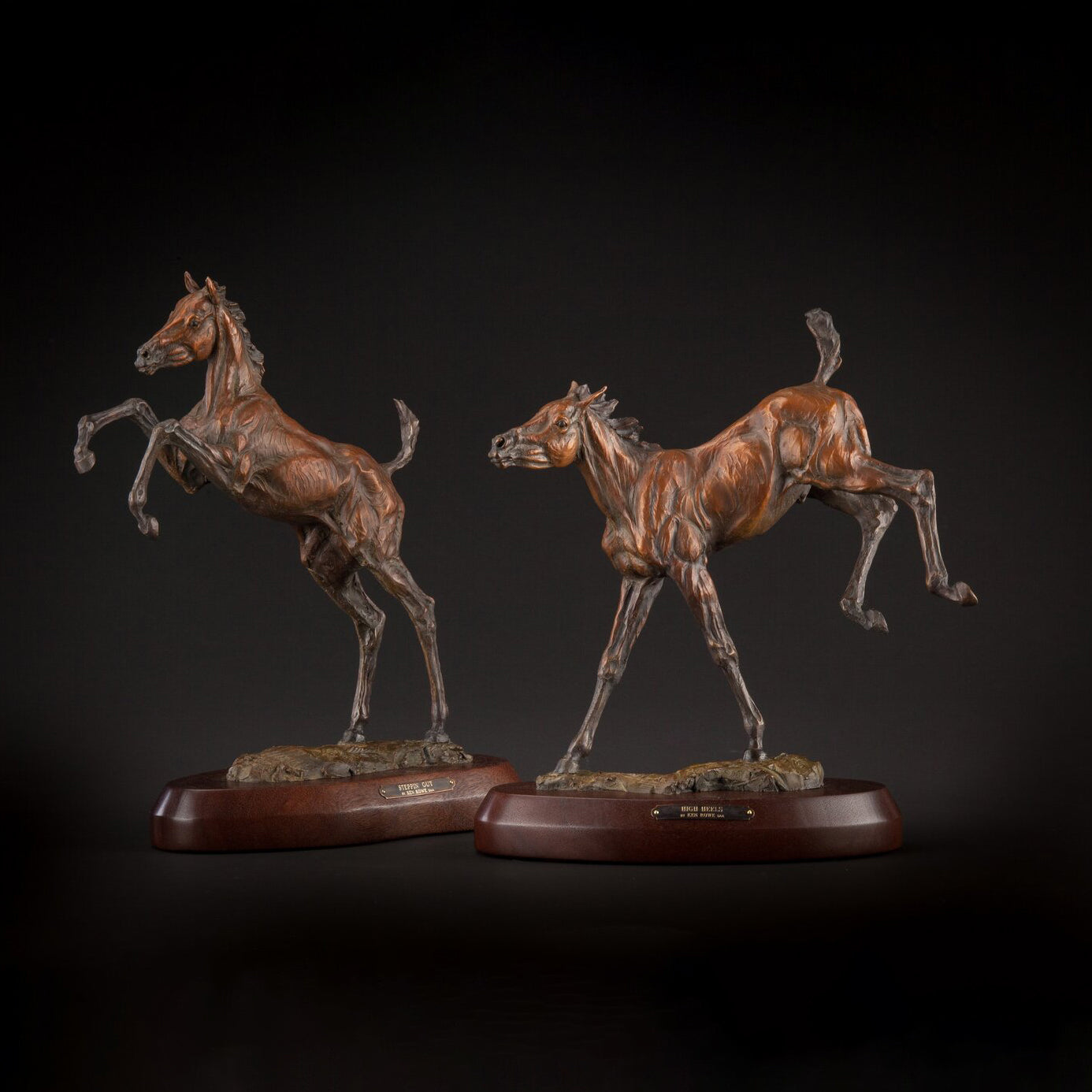 Steppin' Out & High Heels Pair (Edition of 35) by Ken Rowe | Bronze | Sage Creek Gallery