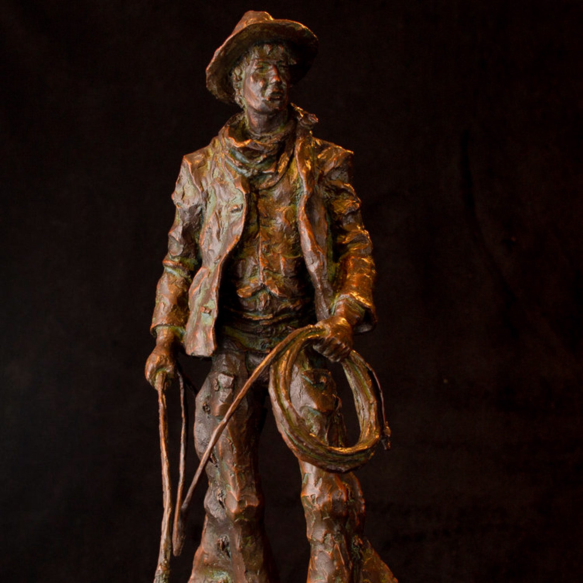 The Horse Wrangler (Edition of 30) by Scott Rogers | Bronze | Sage Creek Gallery