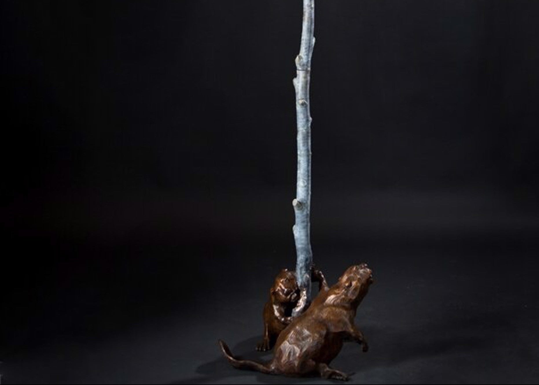 Dam Beavers (Edition of 150) by Jesse Horton | Bronze | Sage Creek Gallery