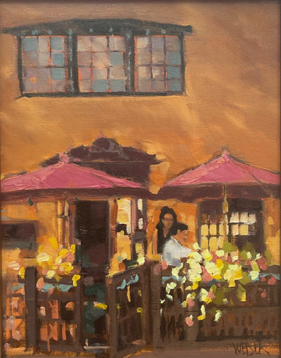 Patio Lunch Inn of the Anasazi by Donald Weber | Oil | Sage Creek Gallery