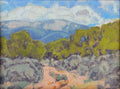 View Toward Questa by Bill Gallen | Oil | Sage Creek Gallery