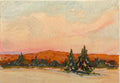 Winter Enchantment by Cecilia Robertson | Gouache | Sage Creek Gallery