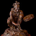 Cheyenne Drum Painter (Edition of 30) by Scott Rogers | Bronze | Sage Creek Gallery
