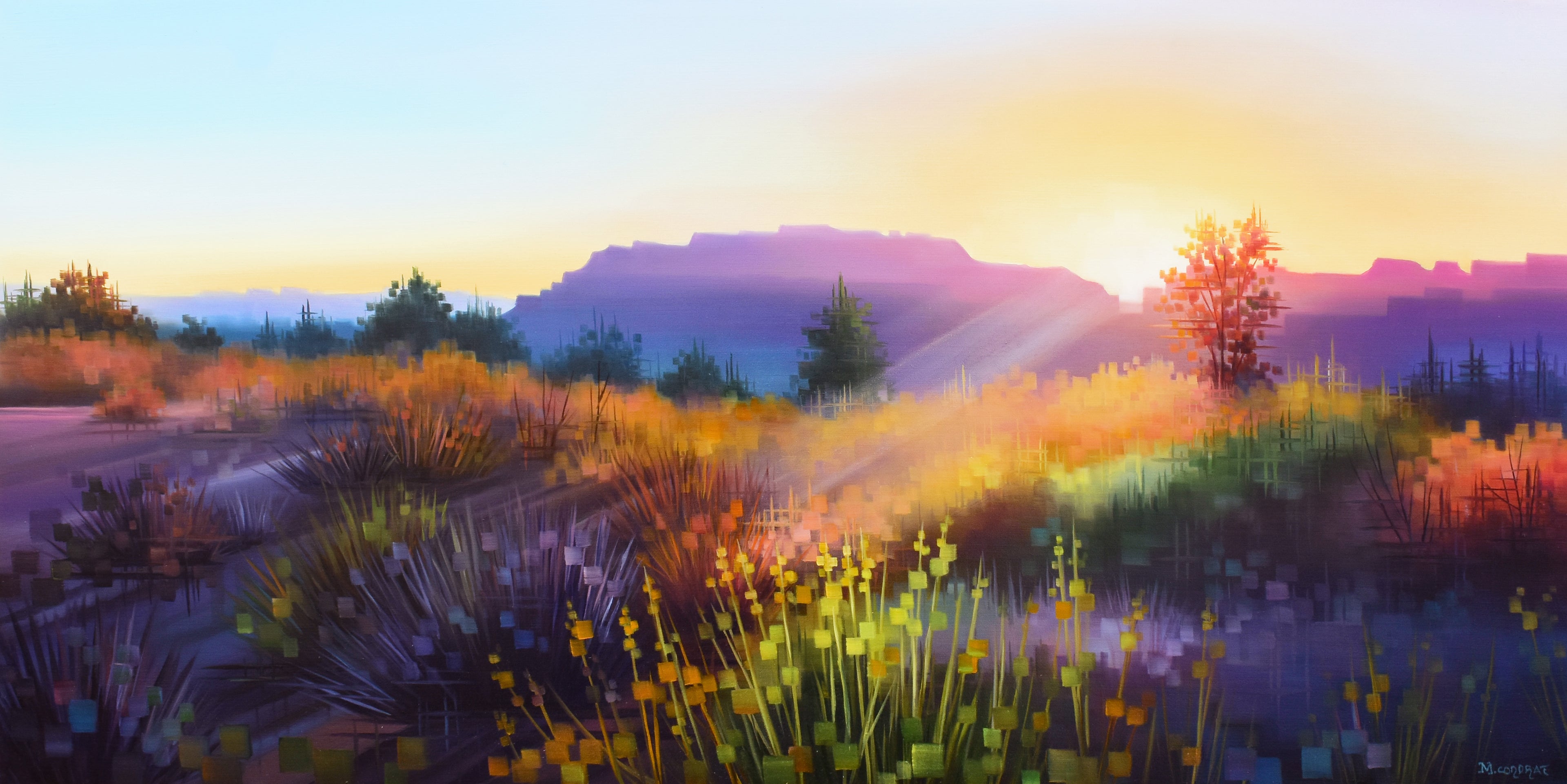 Desert Rays by Michelle Condrat | Oil | Sage Creek Gallery