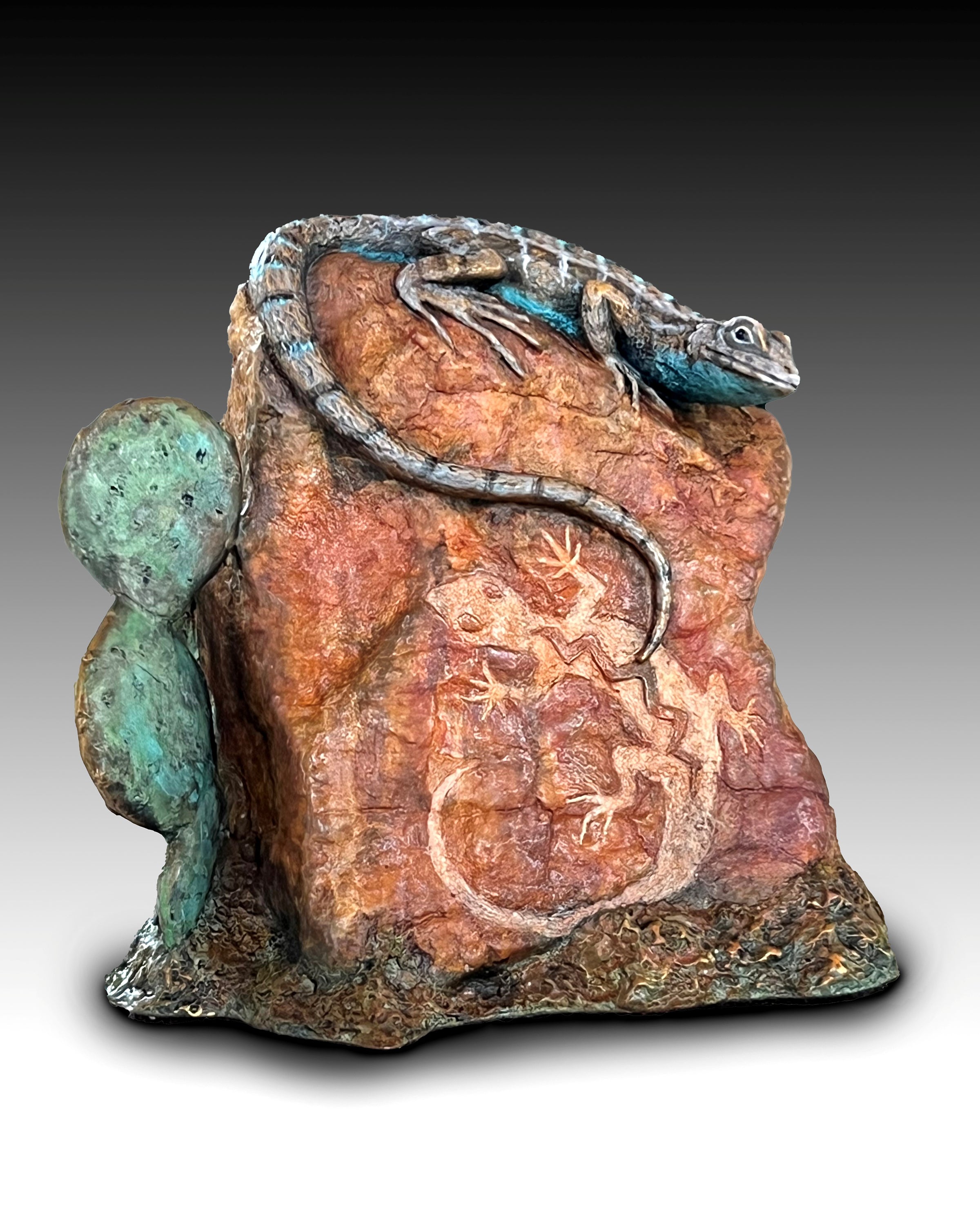 Desert Graffiti (Edition of 50) by Kim Kori | Bronze | Sage Creek Gallery