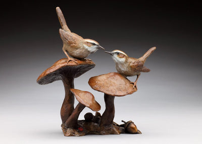 Woodland Encounter (Open Edition) by Diane Mason | Bronze | Sage Creek Gallery