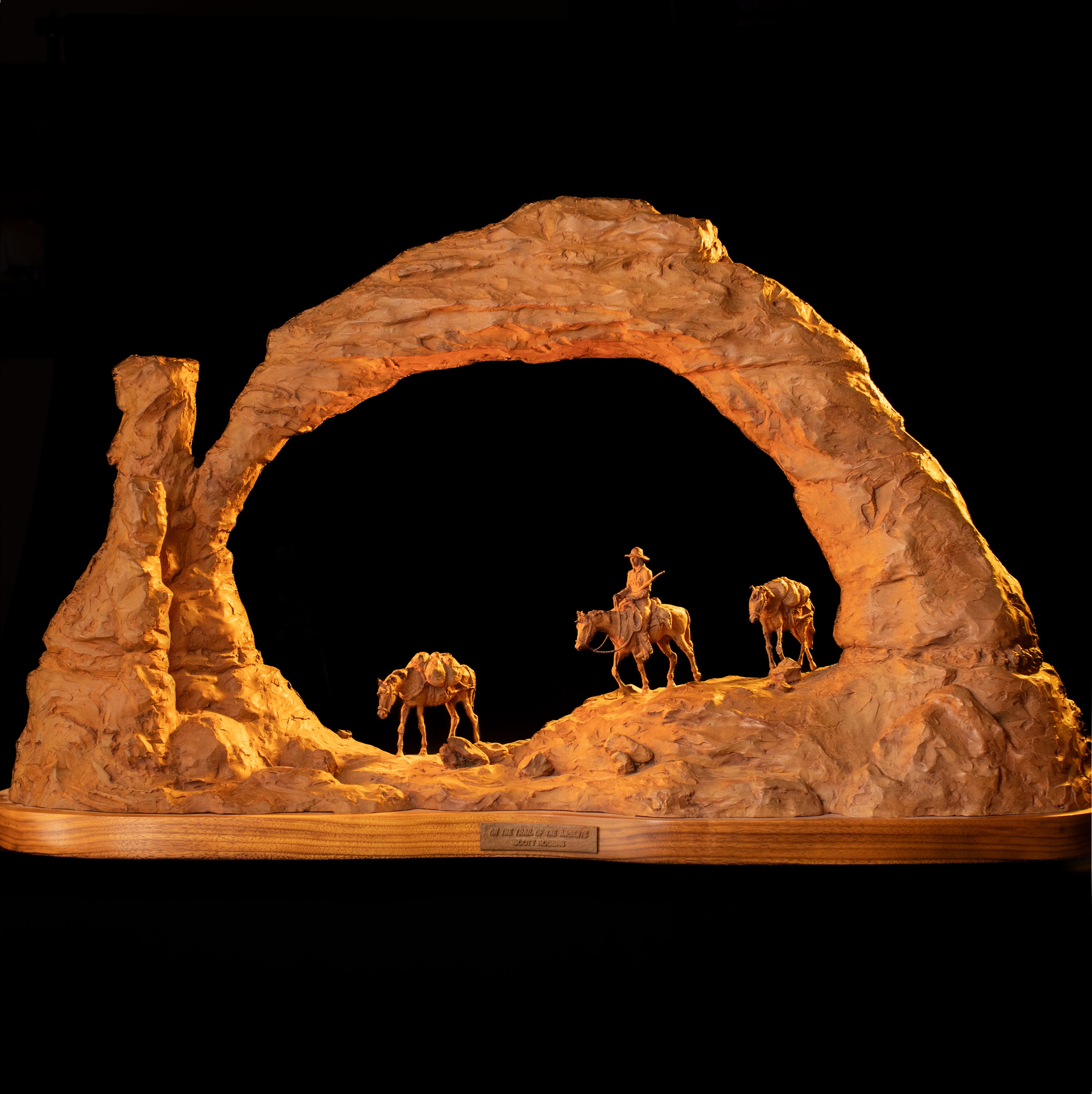 On the Trail of the Ancients (Edition of 30) by Scott Rogers | Bronze | Sage Creek Gallery