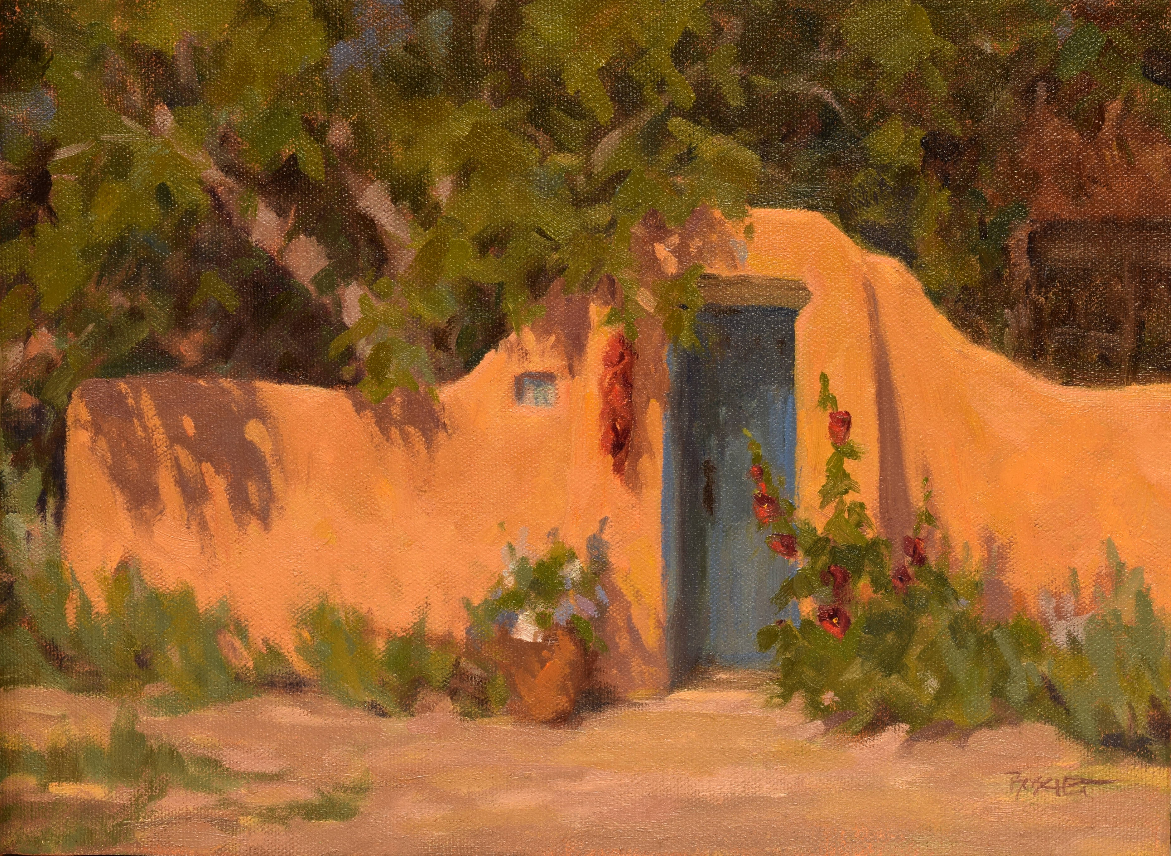A New Mexico Greeting by Sandra Boschet | Oil | Sage Creek Gallery