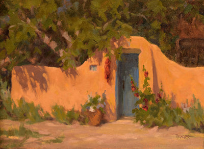 A New Mexico Greeting by Sandra Boschet | Oil | Sage Creek Gallery