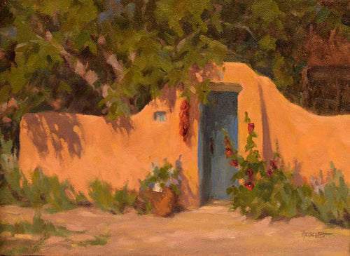 A New Mexico Greeting by Sandra Boschet | Oil | Sage Creek Gallery