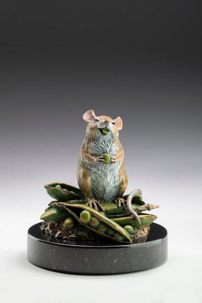 Peas Prize (Edition of 75) by Kim Kori | Bronze | Sage Creek Gallery