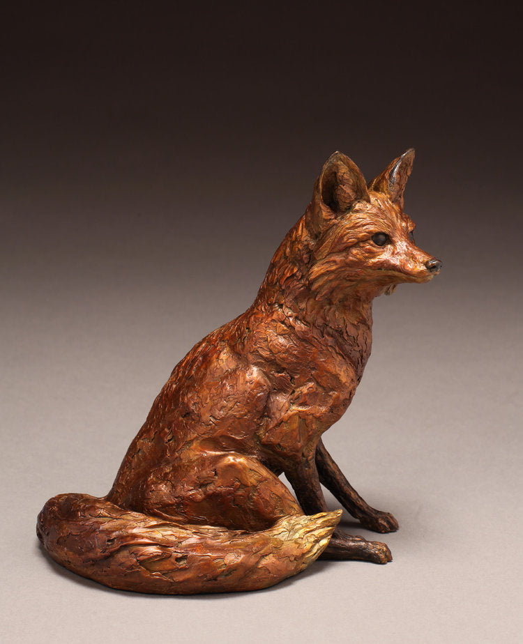 Resting Fox (Edition of 36) by Eugene Morelli | Bronze | Sage Creek Gallery