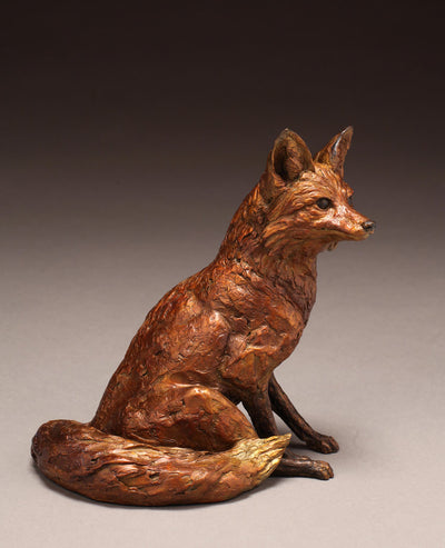 Resting Fox (Edition of 36) by Eugene Morelli | Bronze | Sage Creek Gallery