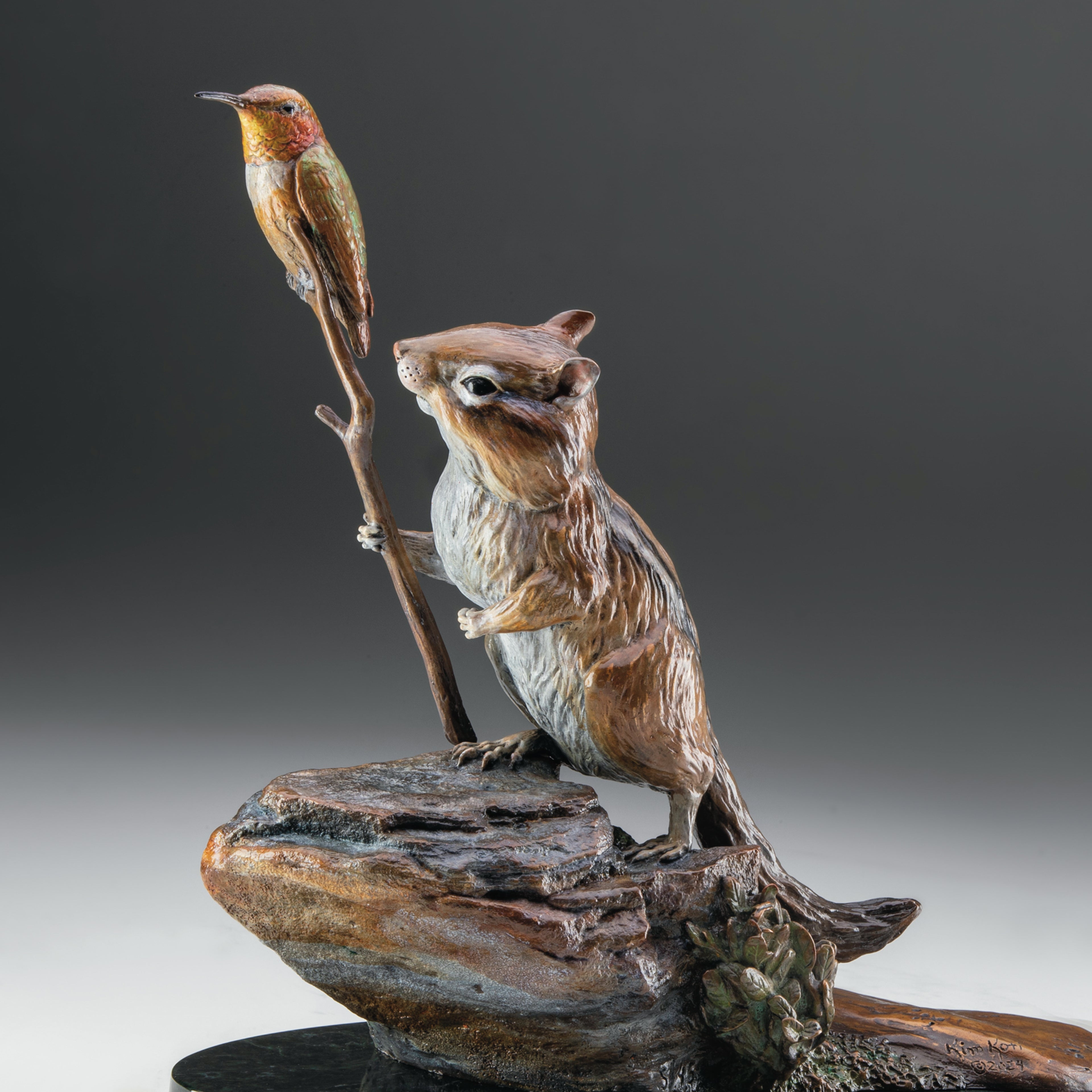 Leave Nothing but Footprints (Edition of 45) by Kim Kori | Bronze | Sage Creek Gallery