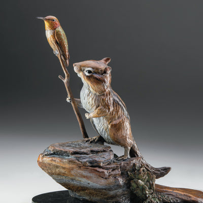 Leave Nothing but Footprints (Edition of 45) by Kim Kori | Bronze | Sage Creek Gallery