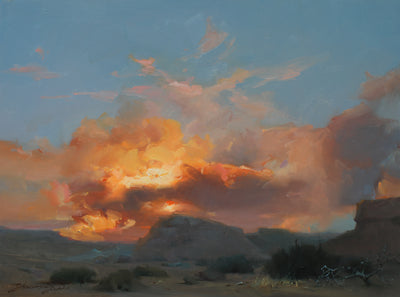 Golden Farewell by Zhaoming Wu | Oil | Sage Creek Gallery