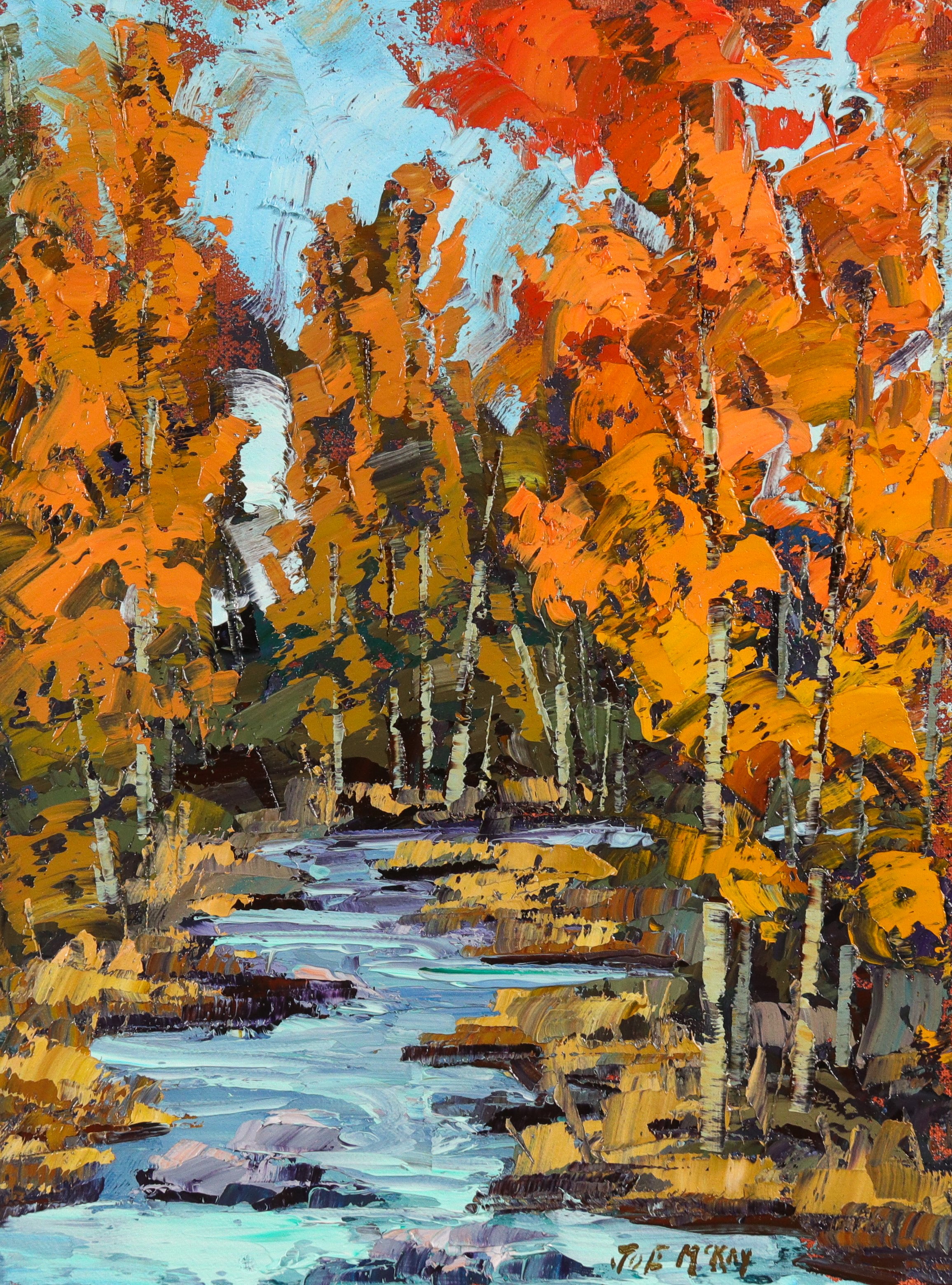 Autumn's Embrace by Joe McKay | Oil | Sage Creek Gallery