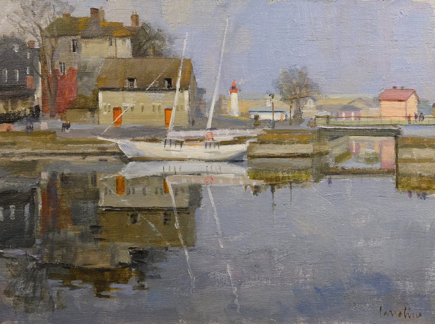 Safe Harbor by Charles Iarrobino | Oil | Sage Creek Gallery