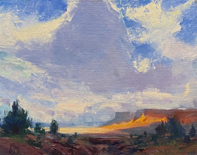 Gathering Clouds by Mike Wise | Oil | Sage Creek Gallery