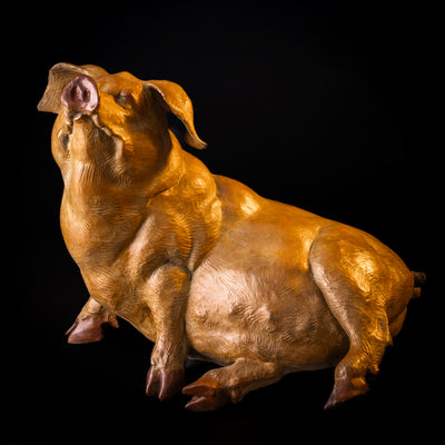 Hamstretch (Edition of 100) by Walt Horton | Bronze | Sage Creek Gallery