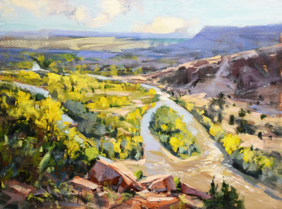 Rio Chama Split by Mike Wise | Oil | Sage Creek Gallery