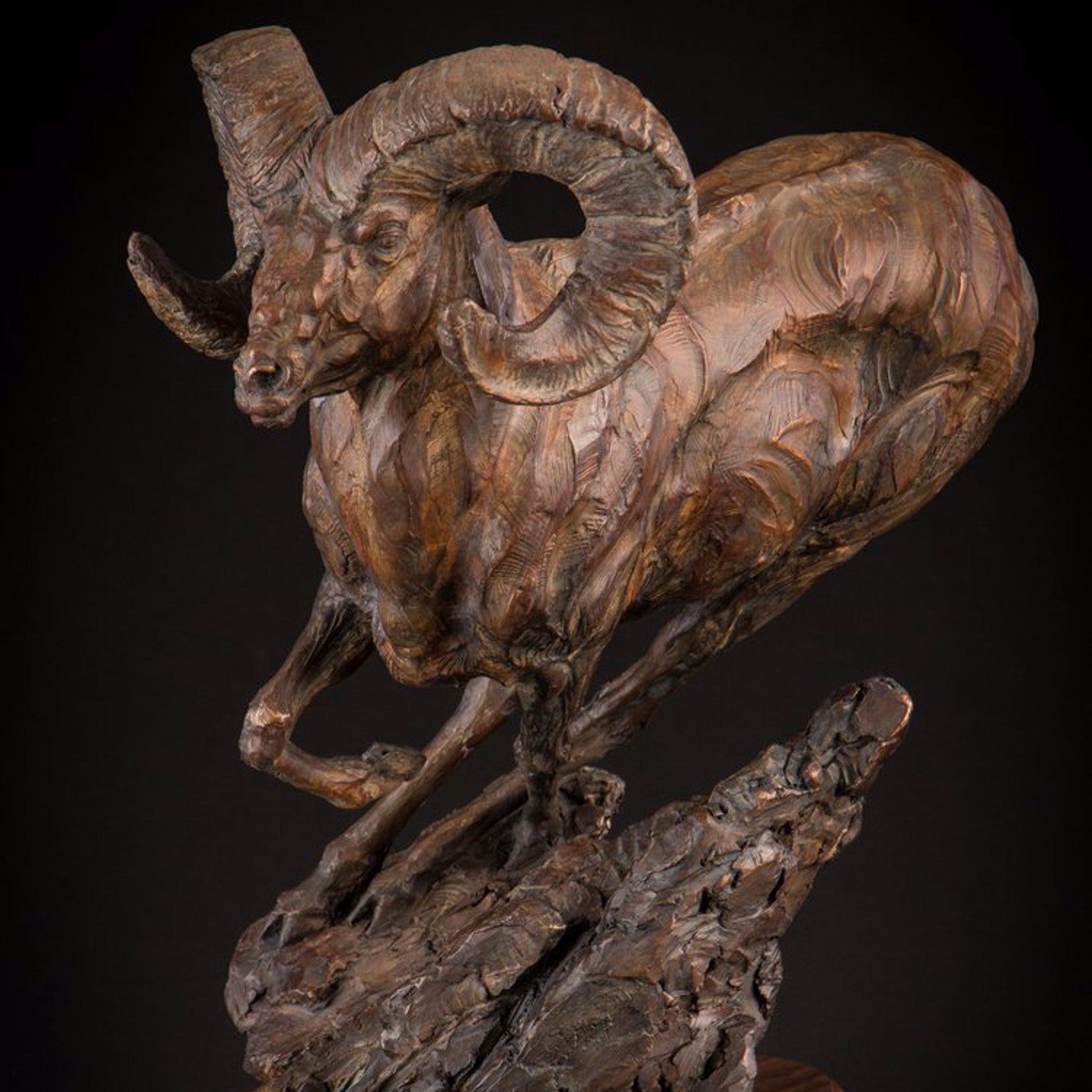 Cliff Hanger (Edition of 35) by Ken Rowe | Bronze | Sage Creek Gallery